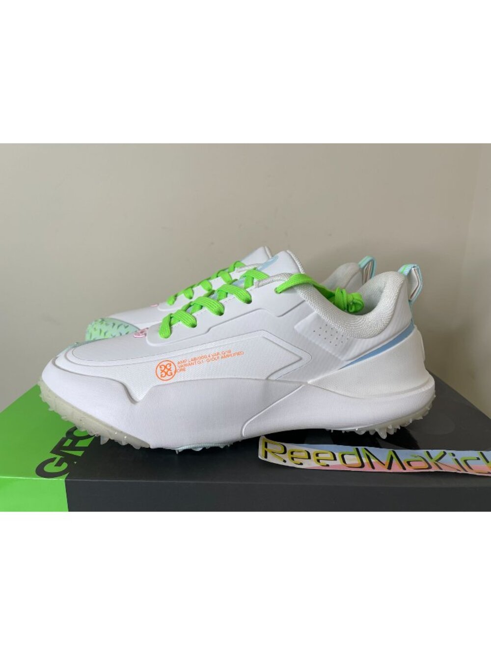 G/FORE G/18 GOLF SHOES WHITE SNOW WOMENS 10US PRE OWNED